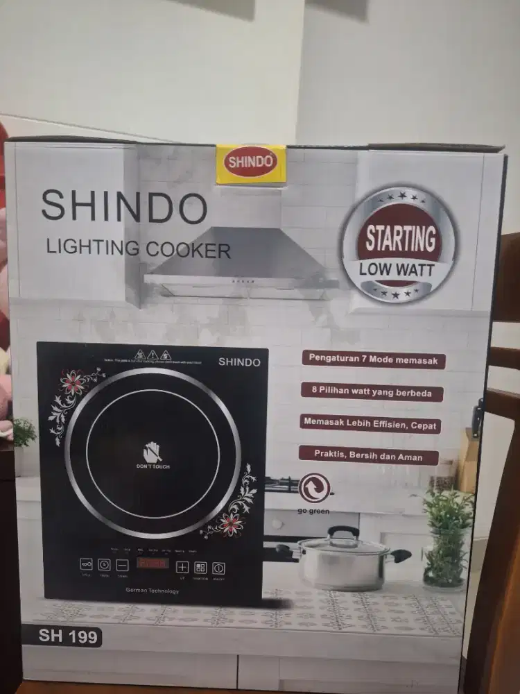 Jual kompor listrik shindo belum dipakai sama sekali masih ori