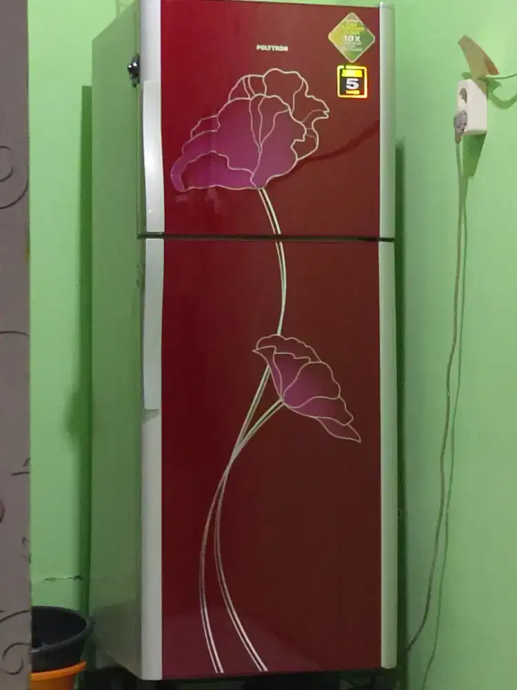 Kulkas Polytron beleza kaca Pintu 2