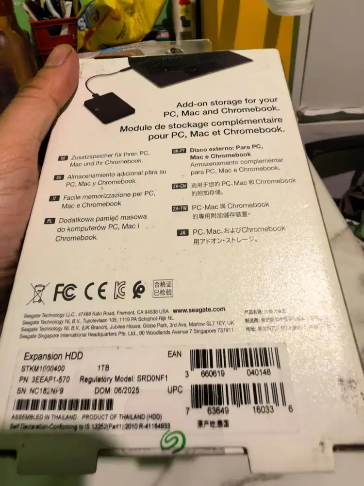Seagate Expansion HDD 1TB - Hard Disk Eksternal