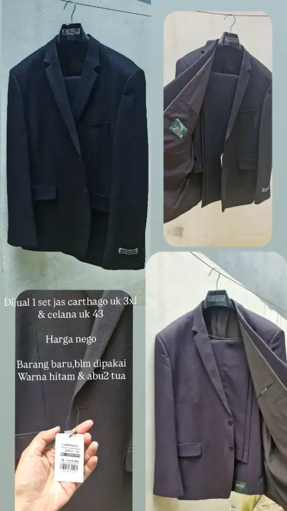 Jas CHARTHAGO 1 set celana uk 46
