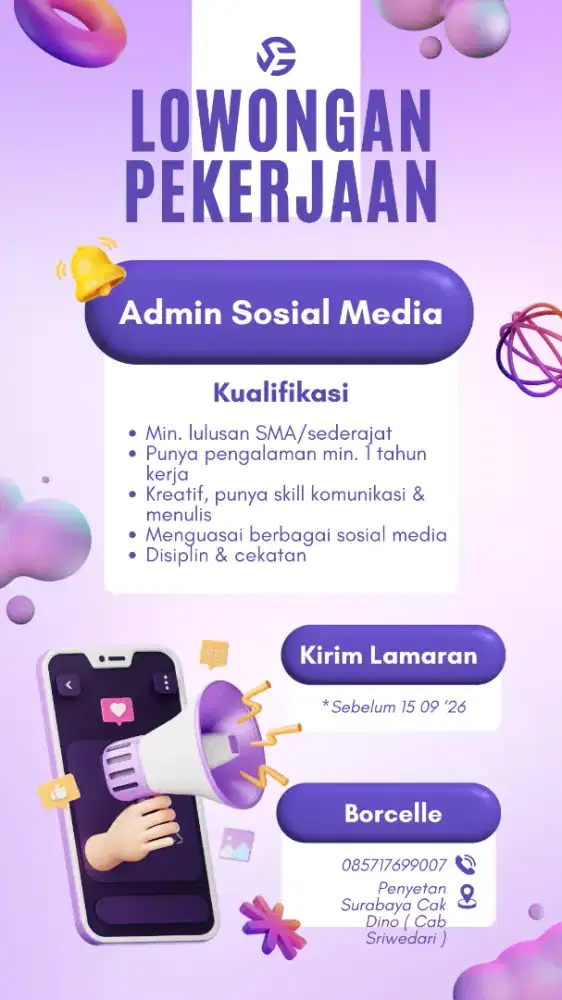 Lowongan kerja Kemayoran