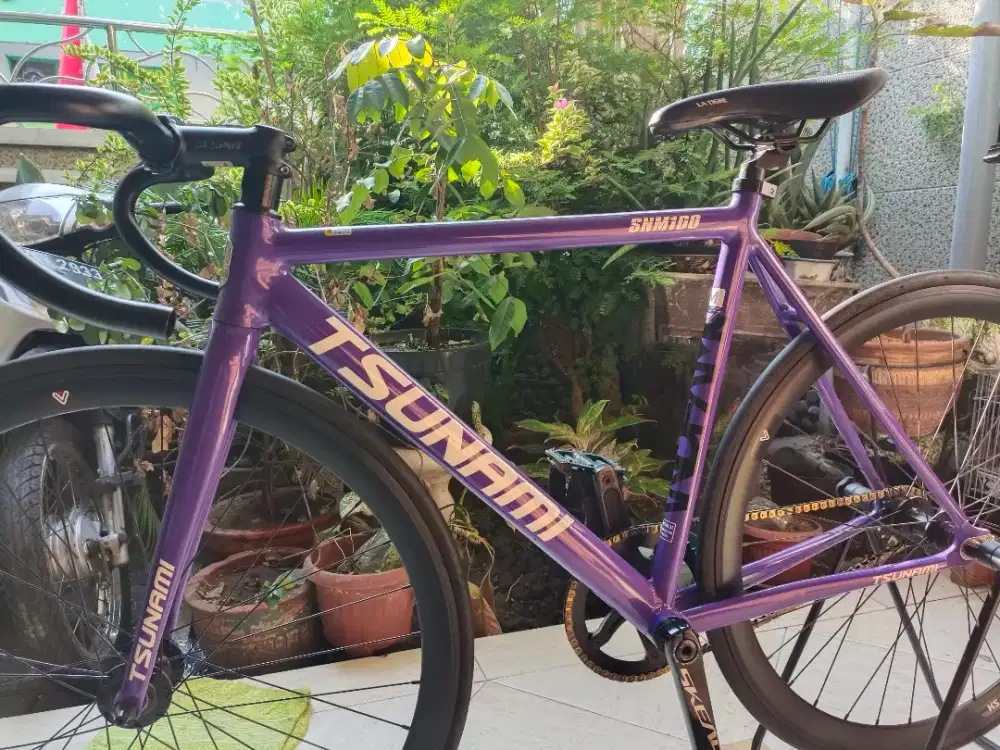 SALE ..Bismillah Fixie Tsunami size M Purple