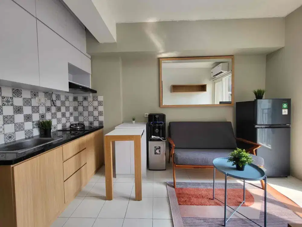 Sewa Tahunan Apartemen Podomoro Golf View Cimanggis gunung putri furnish 2 kamar siap pakai