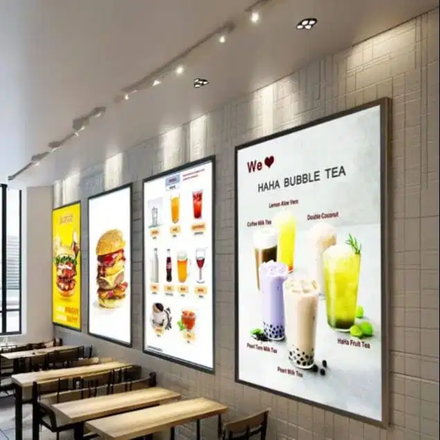Papan Menu LED Custom – Cocok untuk Cafe & Resto