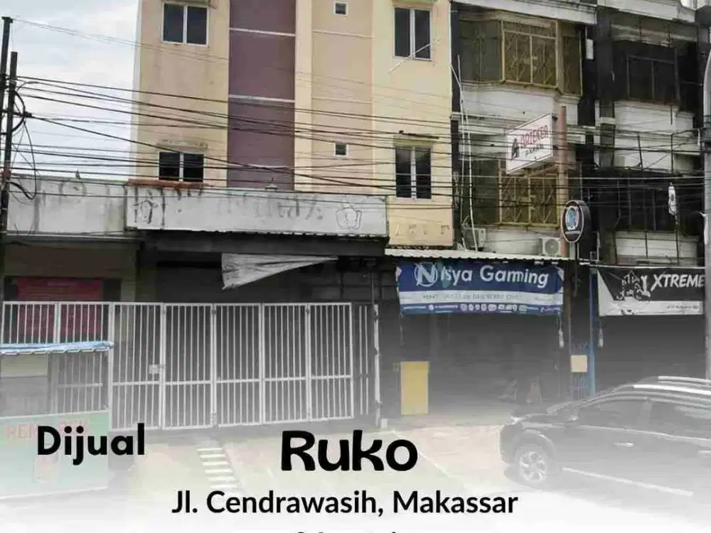 Ruko Murah jl Cendrawasih makassar 3 Lantai