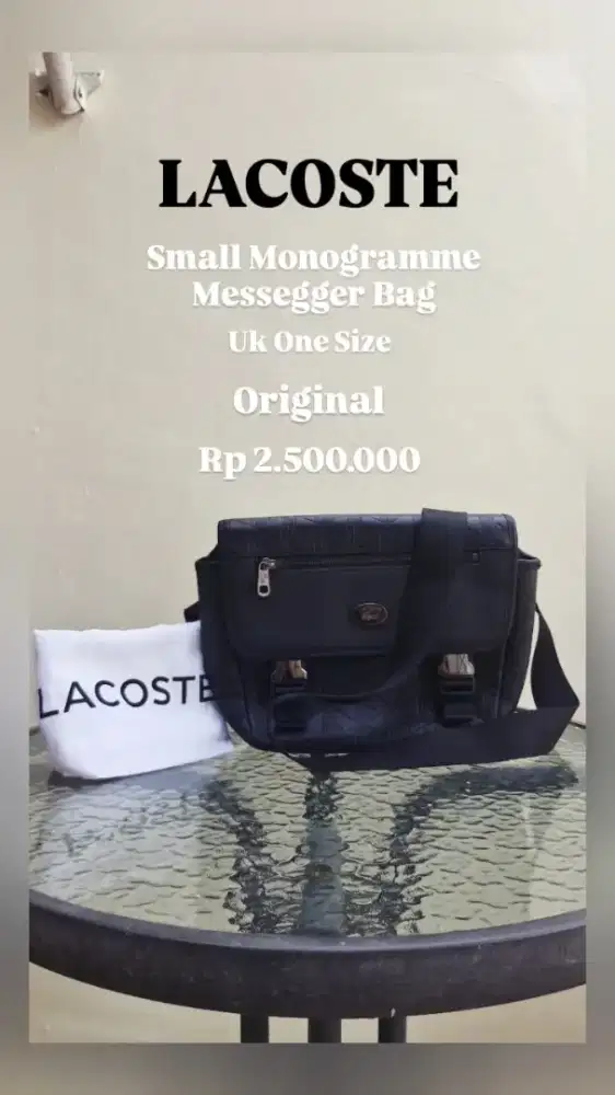 Tas selempang pria LACOSTE ori
