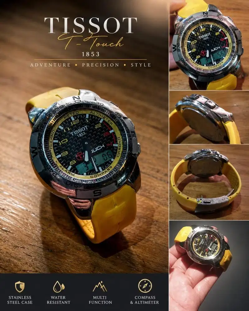 Tissot 1853 T-Touch Nascar Special Race Edition Yellow