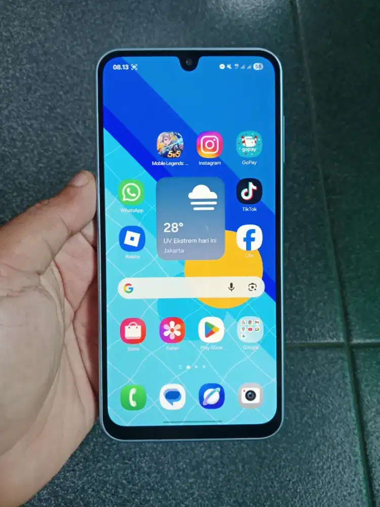 Samsung galaxi A17 4g nominus ram 8+8/128 Nfc hp charger