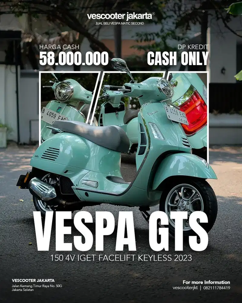 VESPA GTS 150 4V IGET FACELIFT KEYLESS 2023