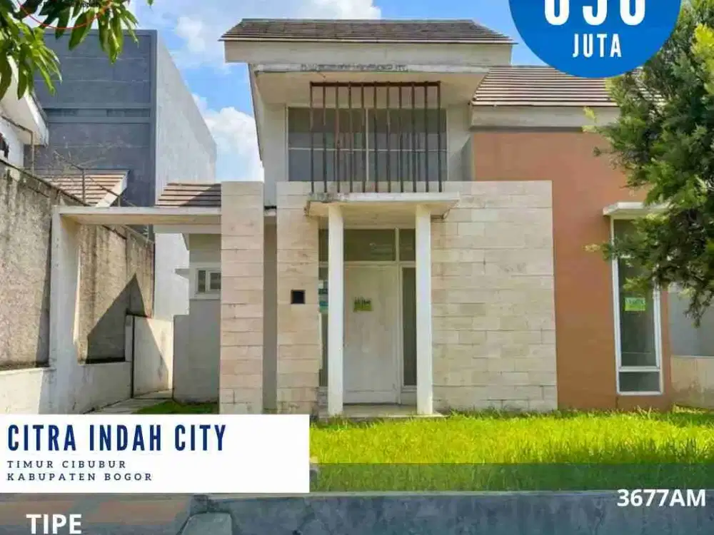 Dijual Rumah diCluster platinum Citra Indah City