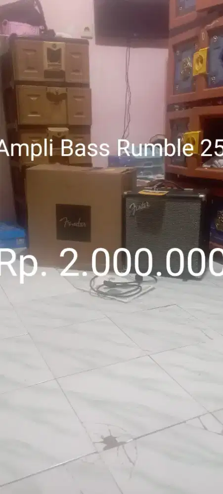 Bass dan ampli bass, harga sdh tercantum
