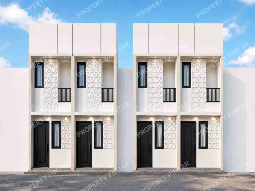 DI JUAL 8 UNIT RUMAH SEDANG TARAP BANGUN DLM MINI CLUSTER AKSES SATU MOBIL DI CONDET JAKTIM