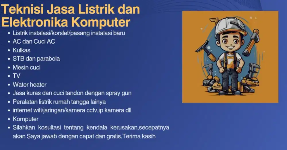 Teknisi listrik dan elektronika
