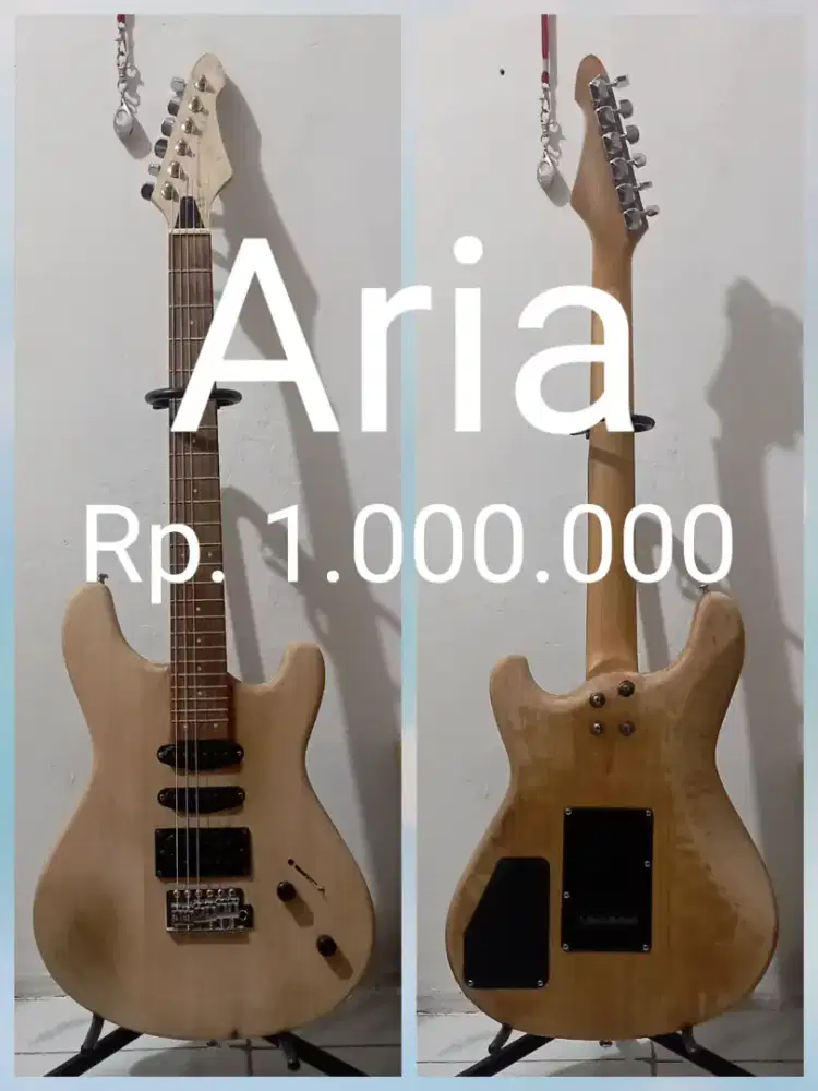 Gitar listrik dan akustik, harga sdh tercantum