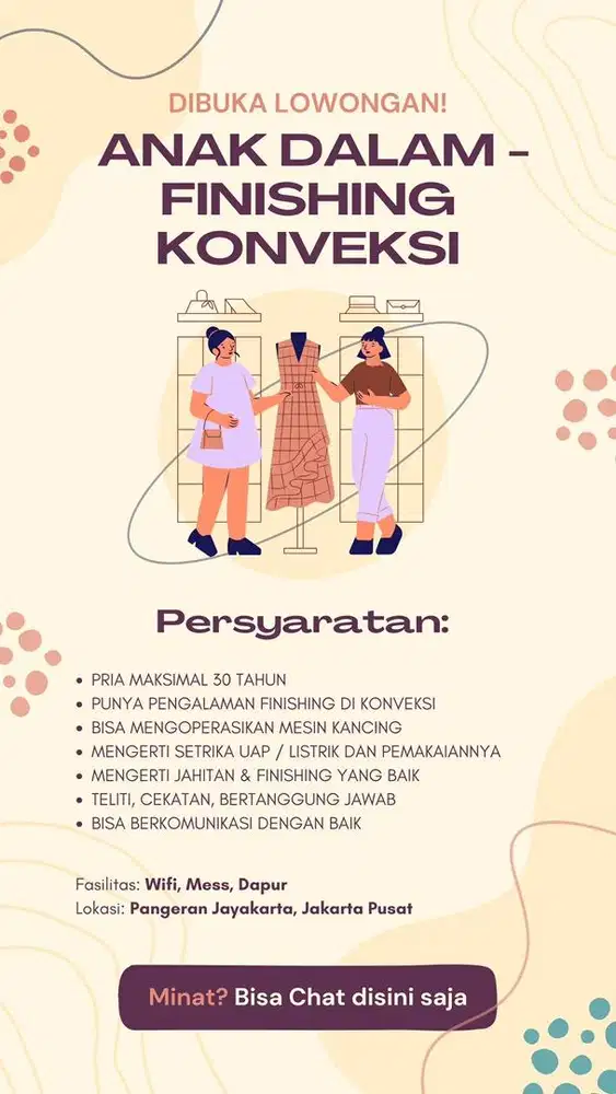 Finishing Konveksi - Anak Dalam