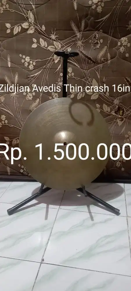 Simbal crash, harga sdh tercantum