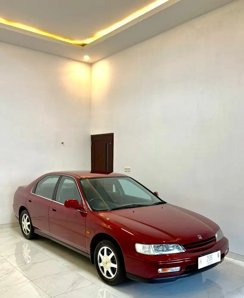 KM.34 rb..! Honda Accord Cielo 1994 manual merah antik low KM istimewa