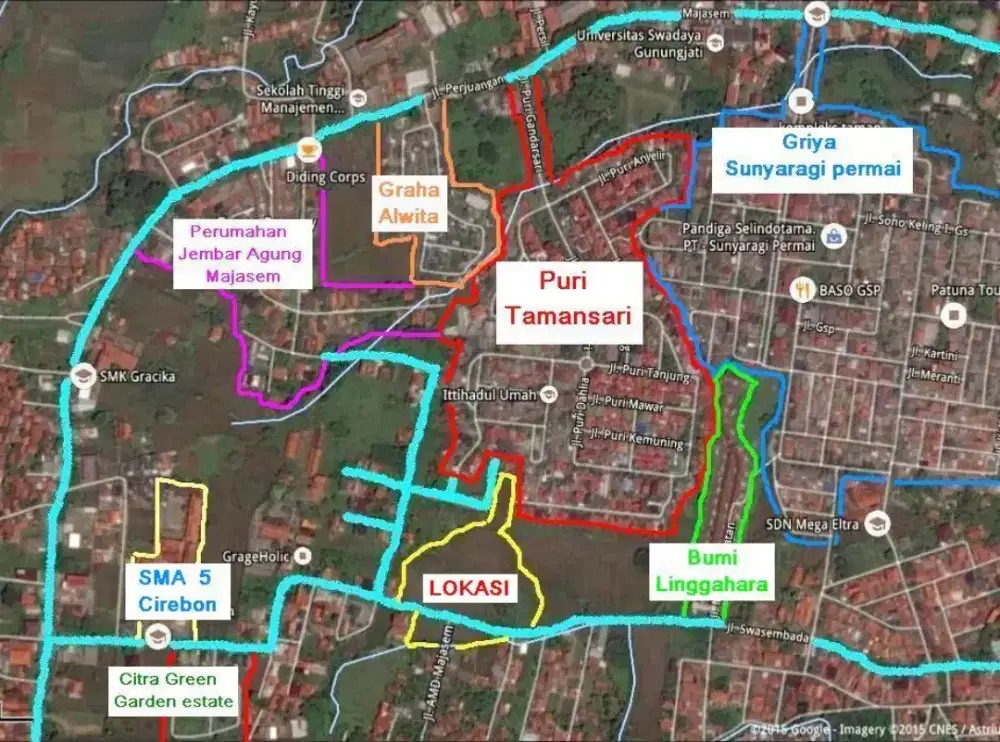 Tanah strategis dikota cirebon