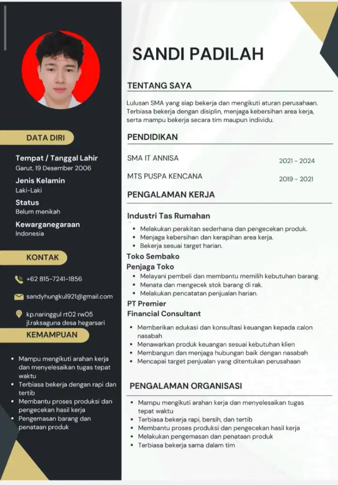 asalamualaikum pak ibu barangkali ada info loker nya