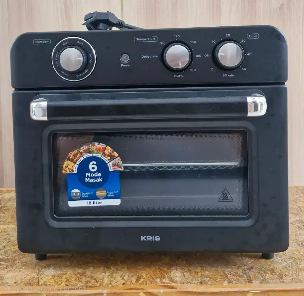 KRIS Air Fryer Oven 18 Liter 6 Mode Memasak