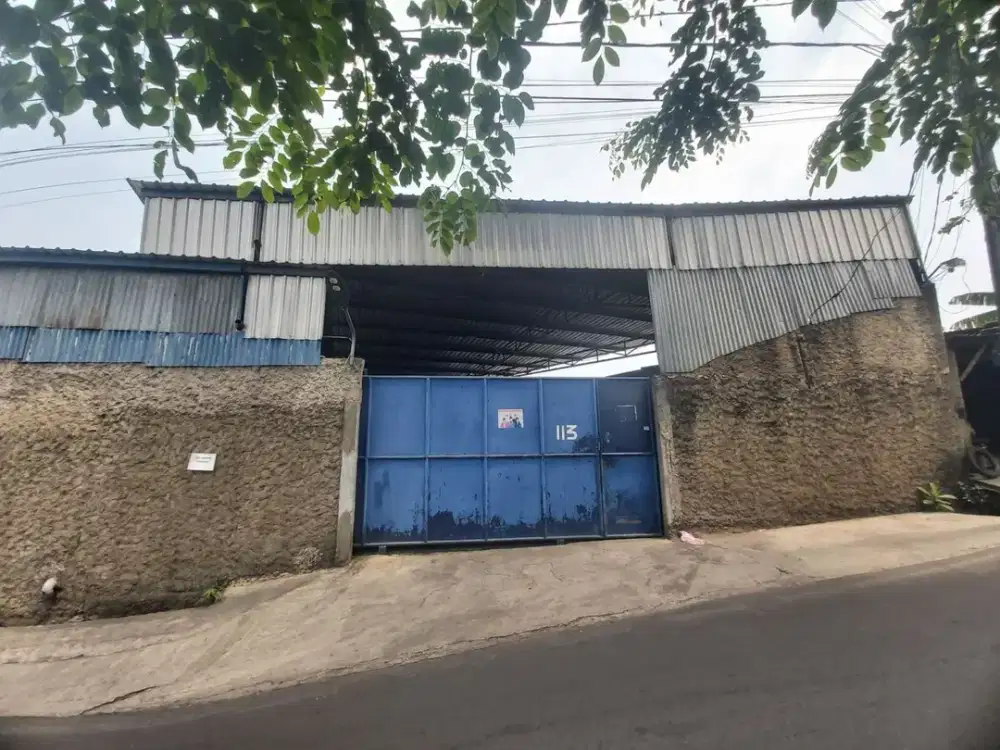 Workshop + Gudang + Kantor 950 m² SHM – Pinggir Jalan Raya Kalisari Pasar Rebo
