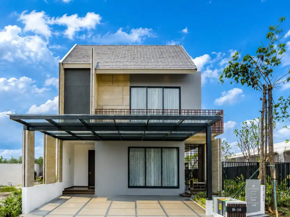 Rumah Brand New Modern Tropis ada 4 kamar tidur lokasi strategis bebas banjir di Pondok Aren Bintaro Area