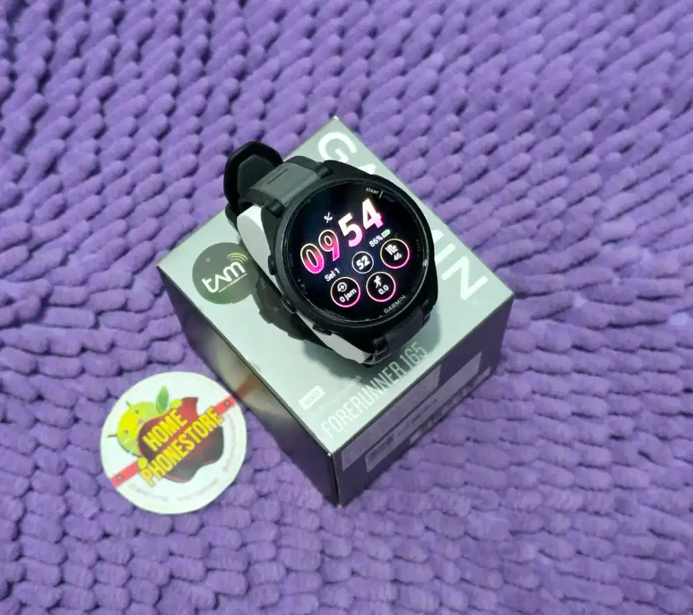 Garmin Forerunner 165 Black Mulus Bergaransi