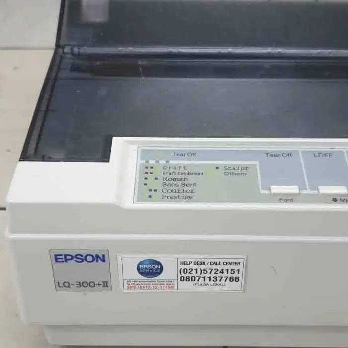 PRINTER FAKTUR EPSON LQ-300+II HASIL CETAK ISTIMEWA