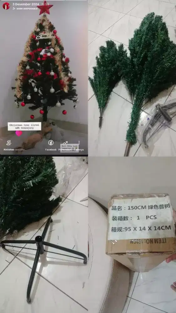 Pohon natal 150cm