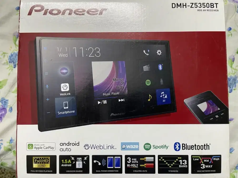 tv head unit touchscreen pioneer mobil