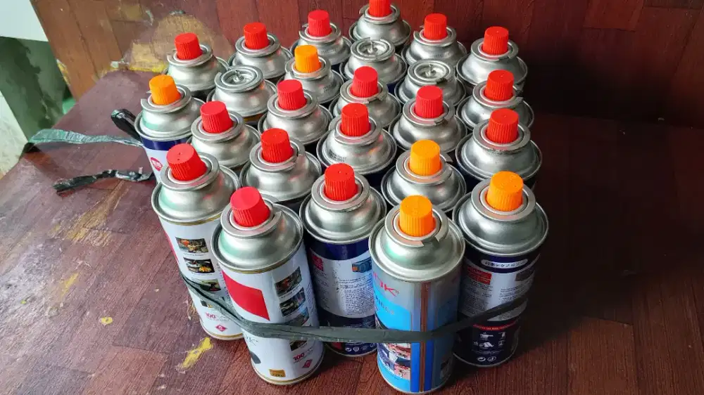Kaleng gas portable Kosong
