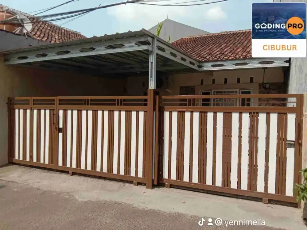 RUMAH 1 LANTAI PONDOK RANGGON JAKARTA TIMUR SHM RAPI SIAP HUNI