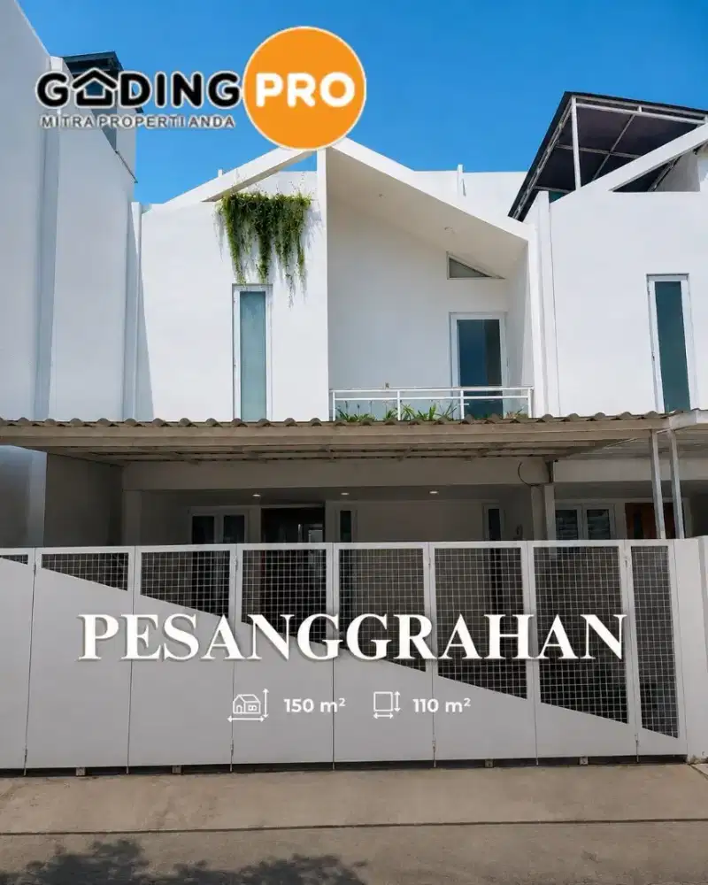 DIJUAL RUMAH SIAP HUNI 2 LT + ROOFTOP DI KOMPLEKS KOMPAS PETUKANGAN
