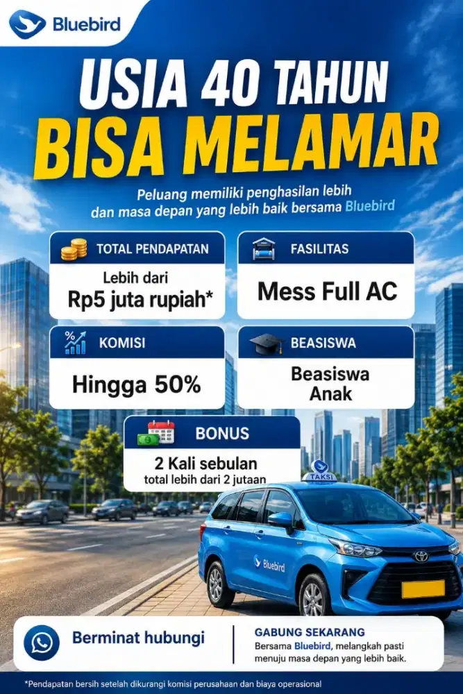 Driver Taksi Bluebird