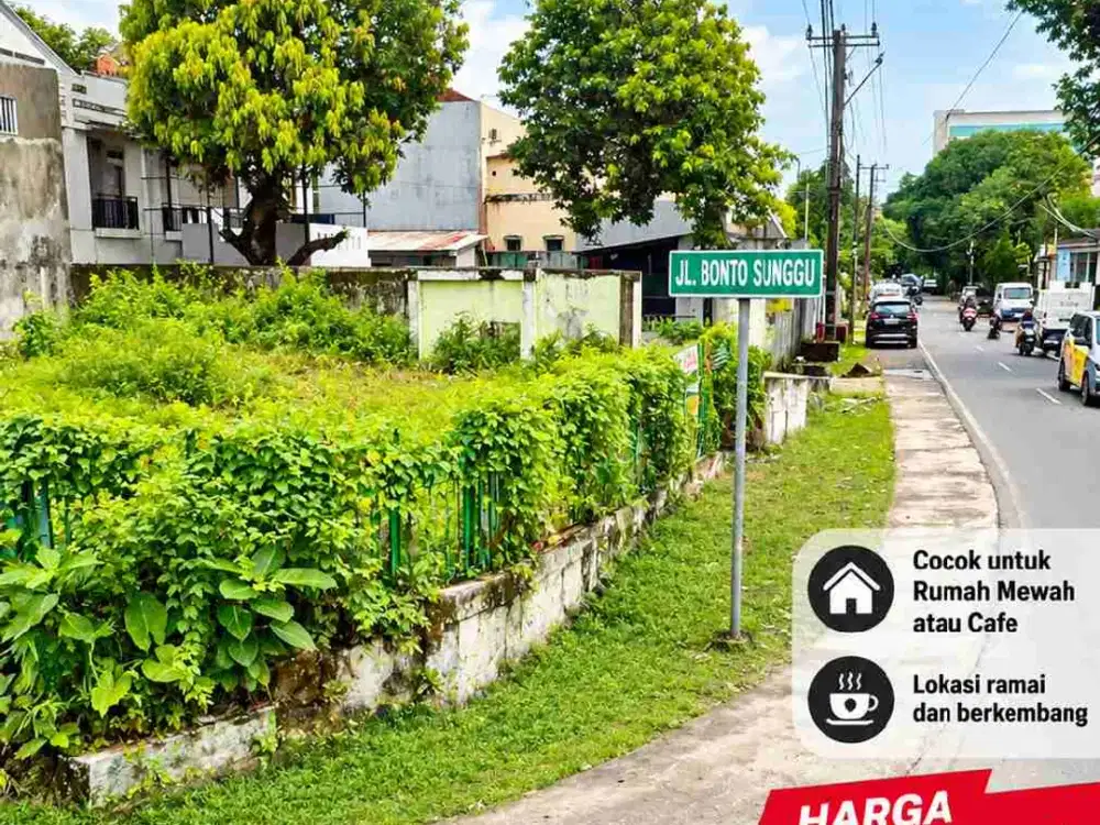 Di jual Tanah kavling jl bonto mene cocok cafe