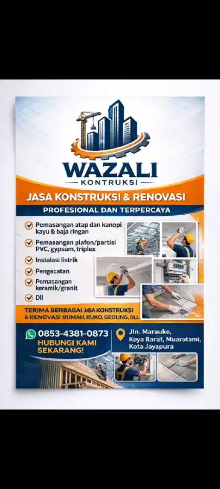Jasa tukang serba bisa Jayapura