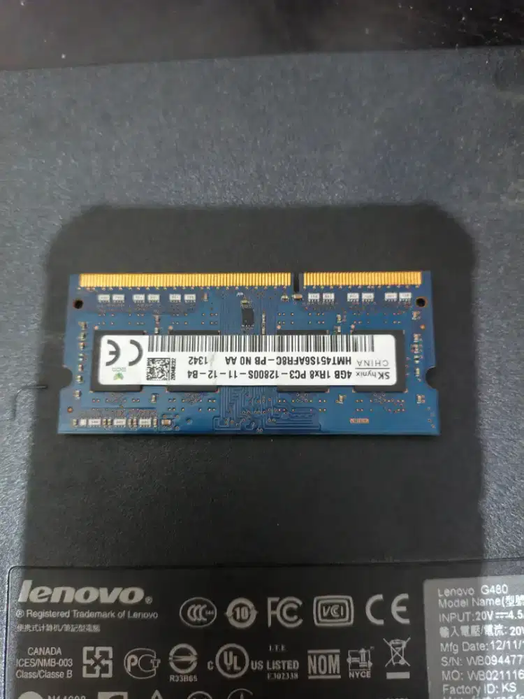 Ram laptop DDR3 4gb
