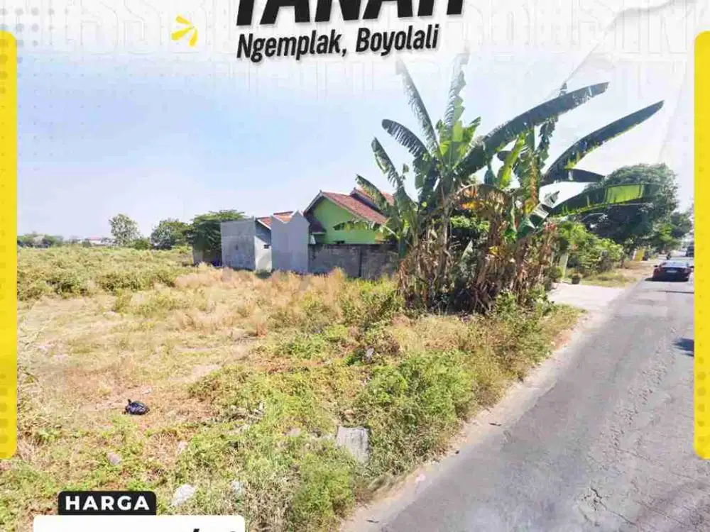Tanah strategis di gagaksipat ngemplak byll