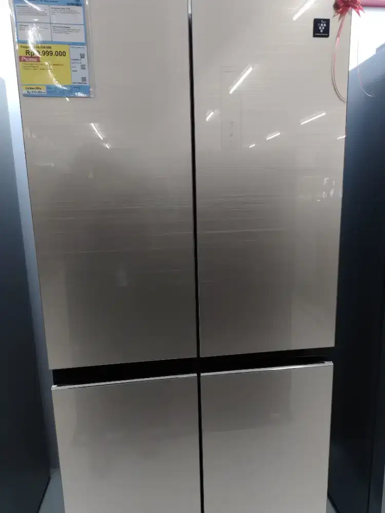 Kulkas Sharp multidoor cicilan bunga 0% menggunakan kredivo