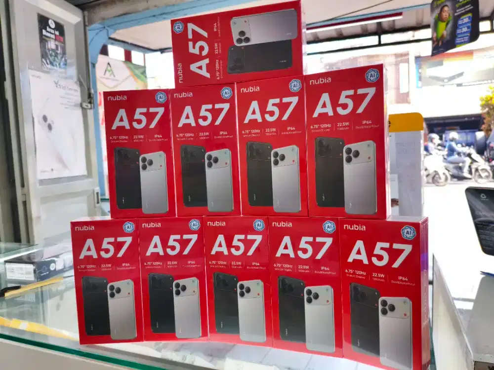 Nubia A57 4+8/128 segelbox resmi