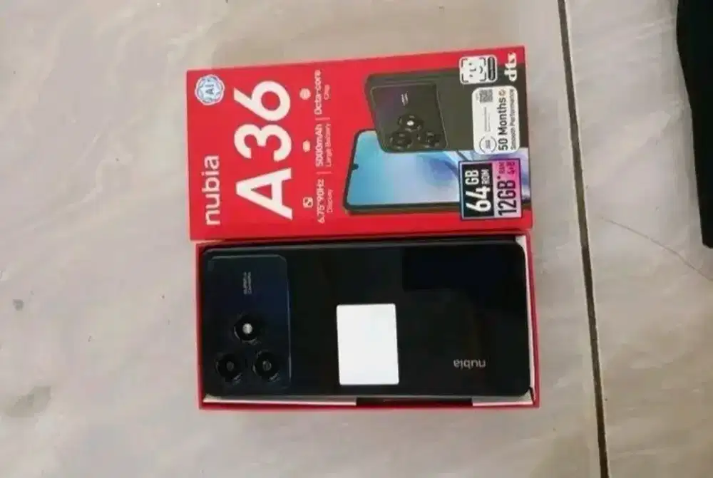 HP NUBIA A36 no minus