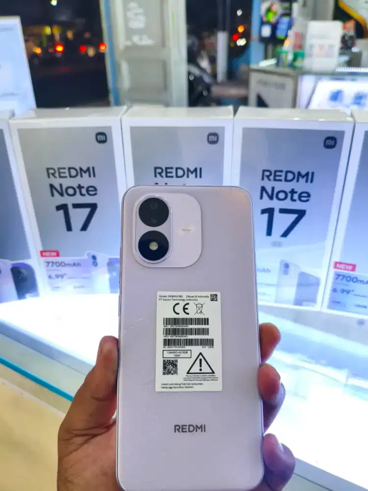 Xiaomi Redmi Note 17 5G 8/256 Resmi Segel PROMO LAUNCHING Termurah