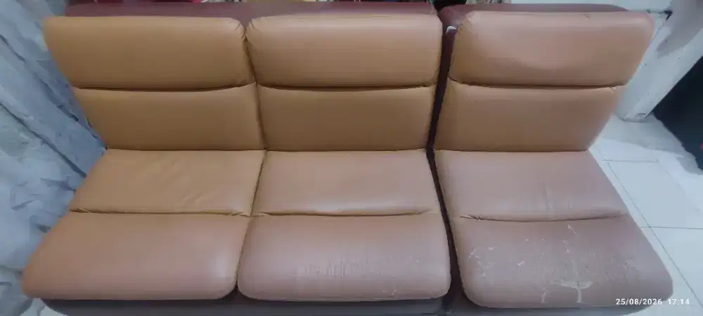 Sofa 3 Seat + Stool