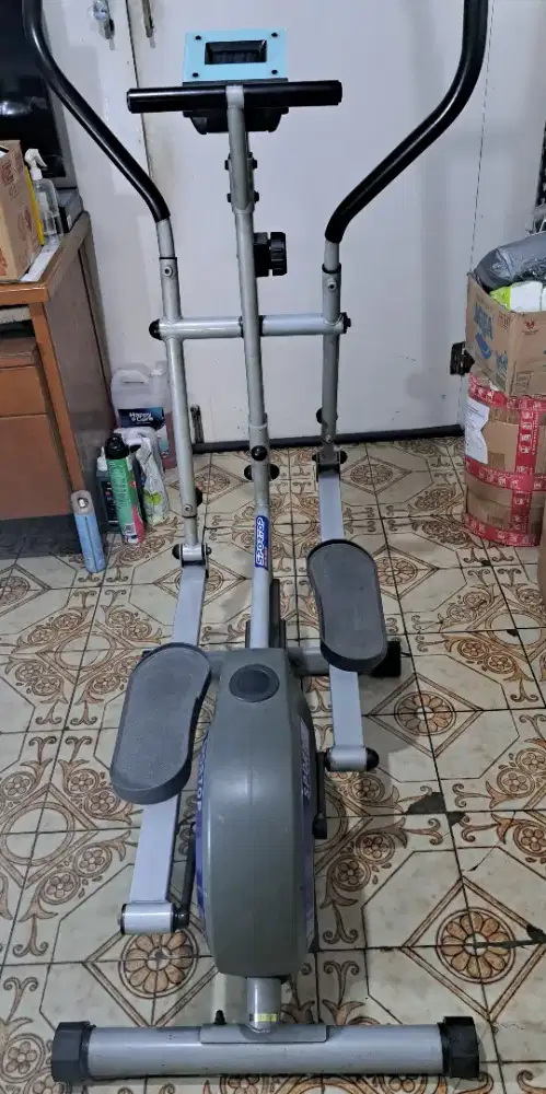 Sepeda statis, Elliptical Crosstrainer bike, jalan, lari ditempat.