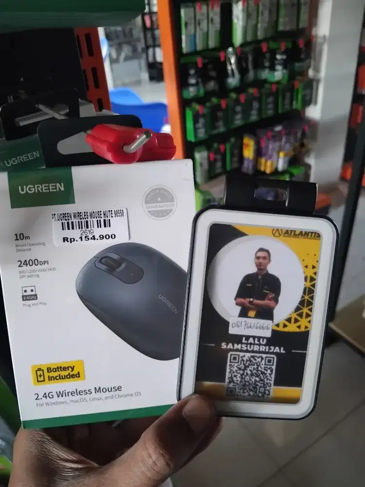 UGREEN WIRELESS MOUSE MUTE|ATLANTIS DAHSYAT