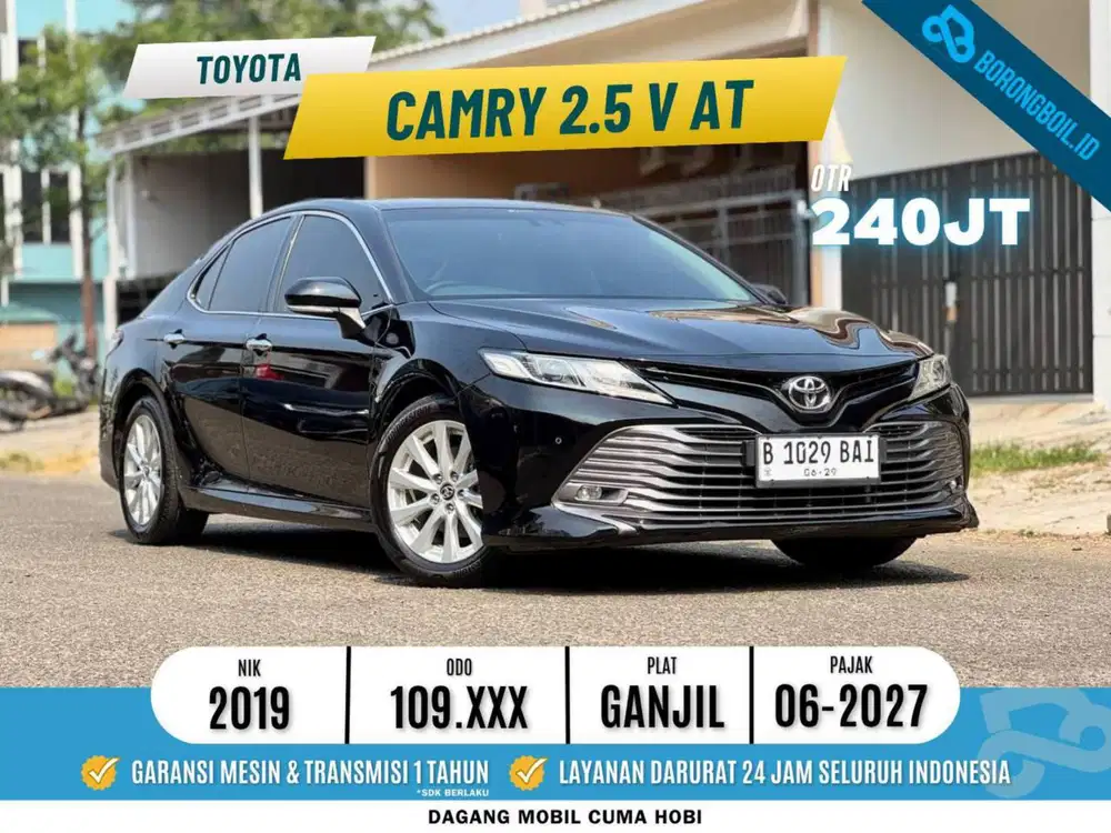 Toyota Camry 2.5 V At 2019 Hitam metalik