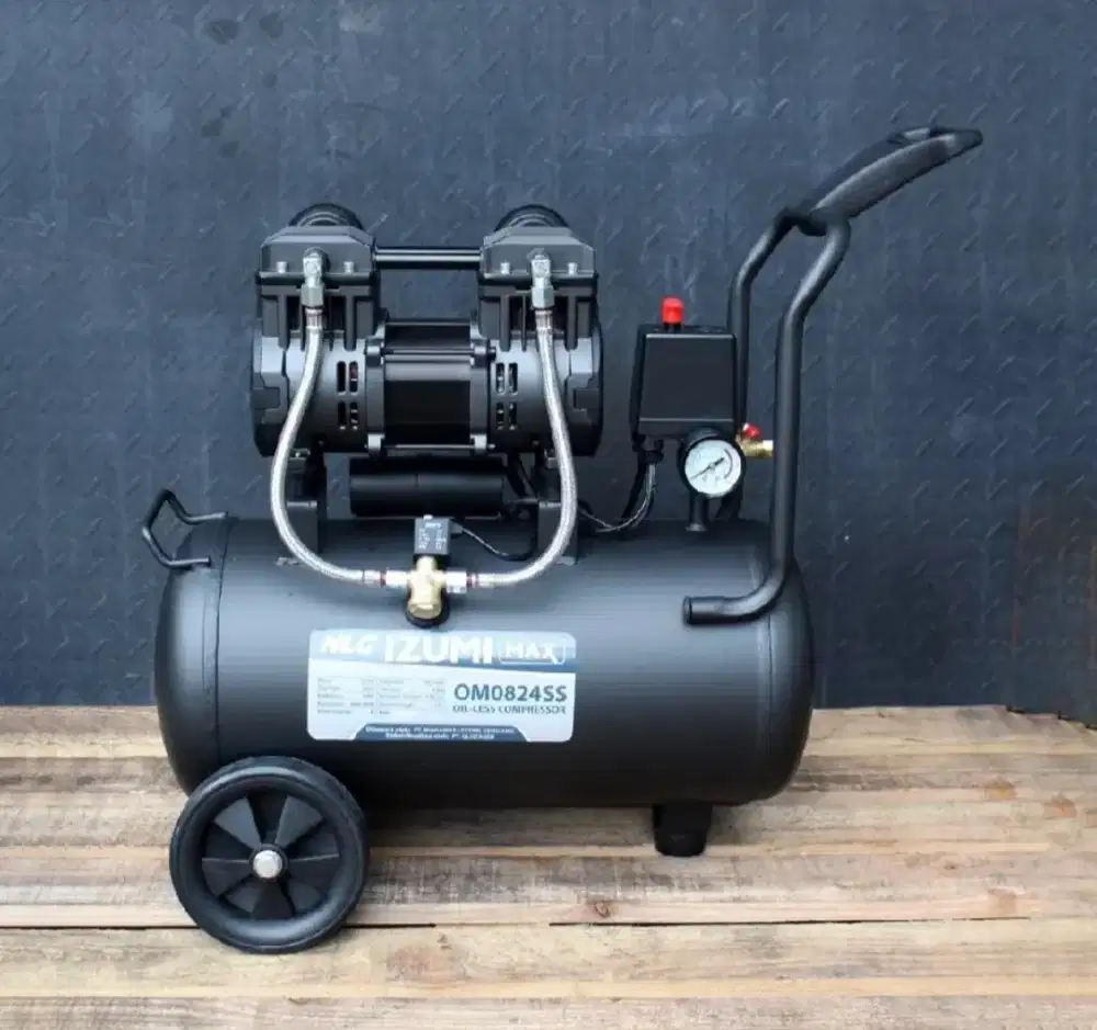 Kompresor izumi max 1HP tabung 24 liter silent fre ongkir