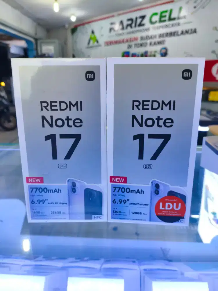 Redmi Note 17 segelbox resmi