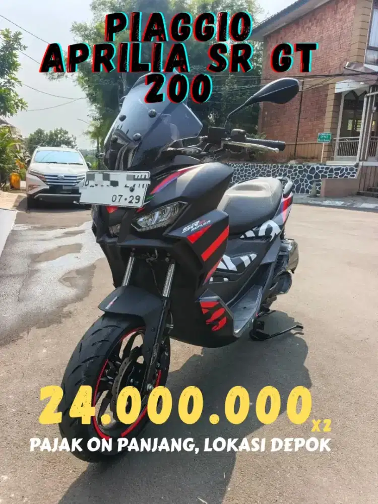 DIJUAL APRILIA SR GT 200S