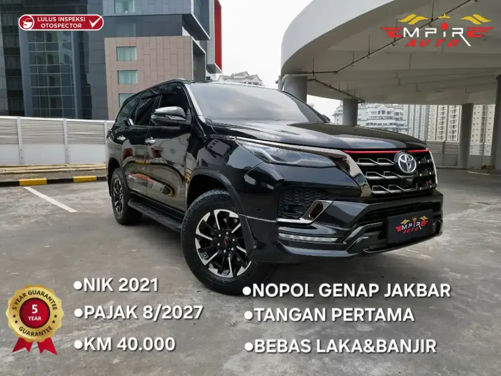 (KM 40RB) FORTUNER VRZ TRD 2.4 PAJAK 8/2027